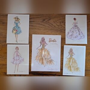 2009 Barbie NOTECARDS & ENVELOPES by Robert Best Boxed Set of 20 + 4 Extra NEW